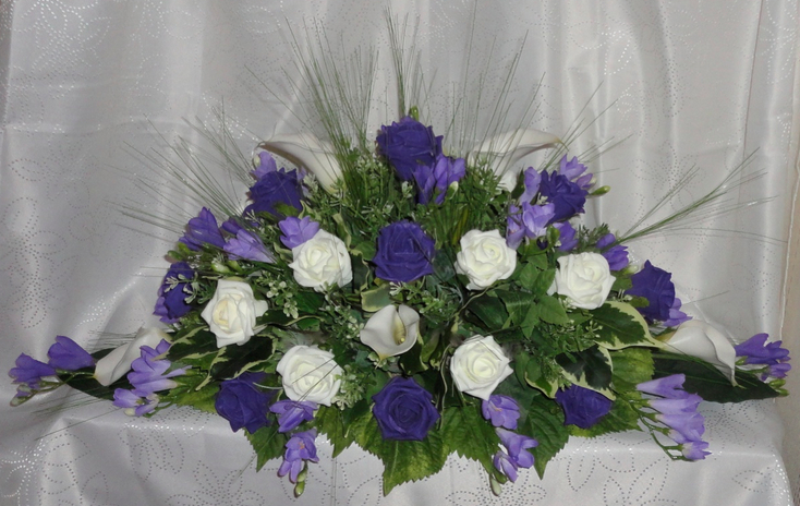 Lavender Rose, Calla & Freesia Centrepiece
